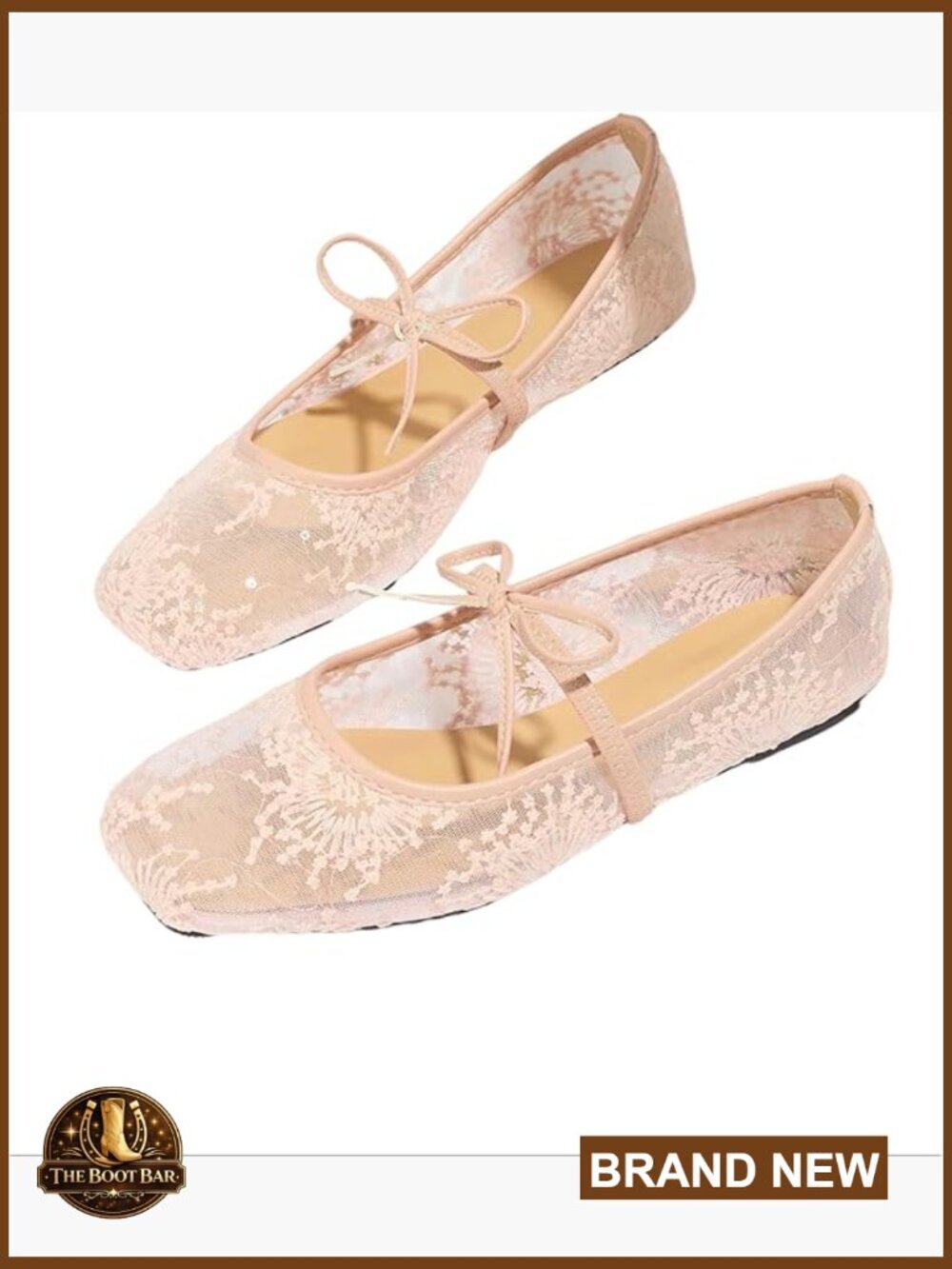 Polka Dot Mesh Ballet Flats Bowknot Pointed Toe Sheer Slip On